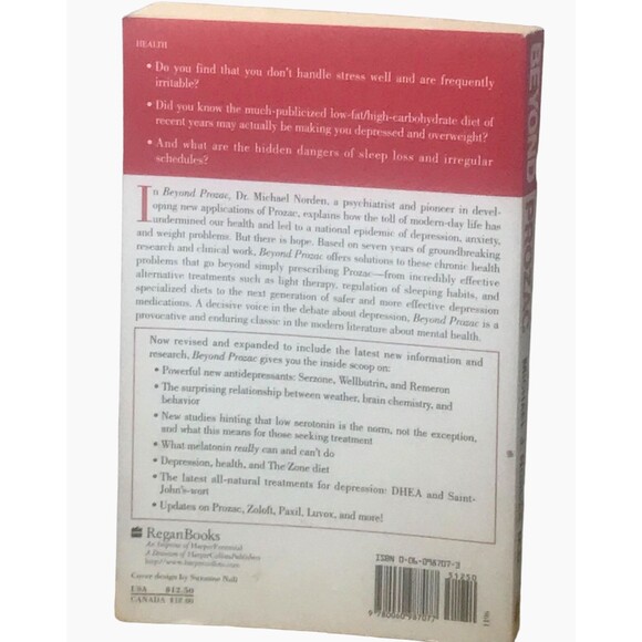 Beyond Prozac : Antidotes for Modern Times by Michael J. Norden (1996, Trade... - Picture 2 of 2